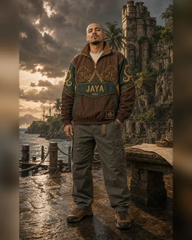 Jaya Pullover Jacket front view thumbnail