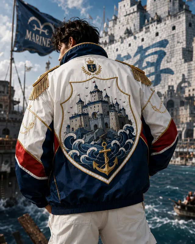 Marineford Pullover Jacket, back view