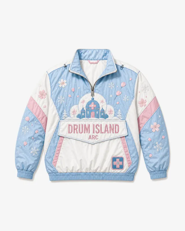 Drum Island Pullover Jacket flat lay thumbnail