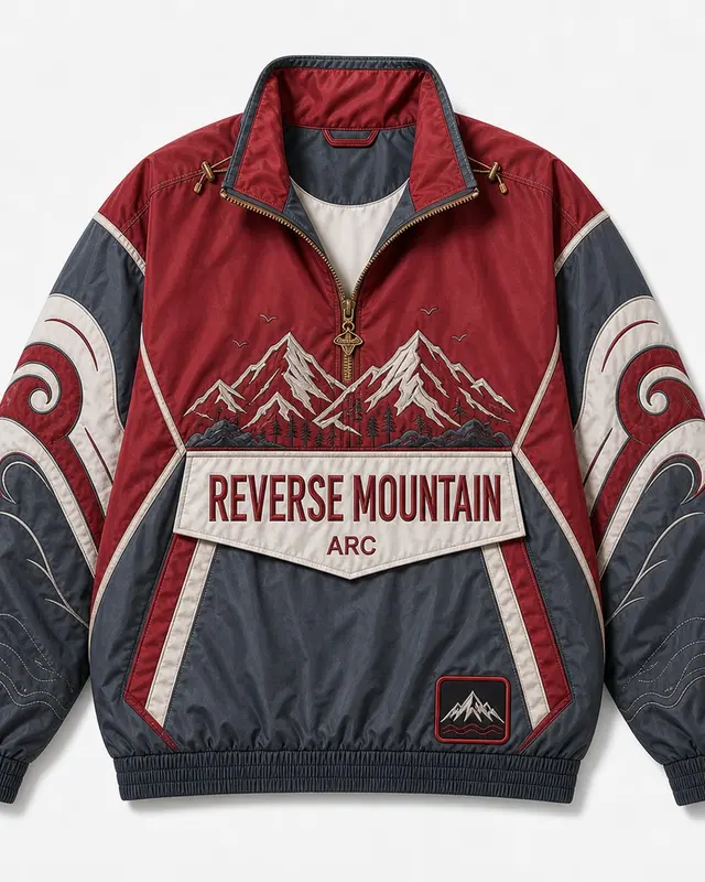 Reverse Mountain Pullover Jacket flat lay thumbnail