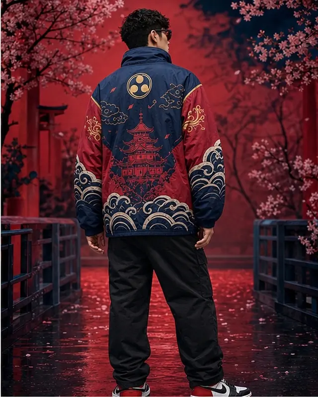 Wano Country Pullover Jacket, back view