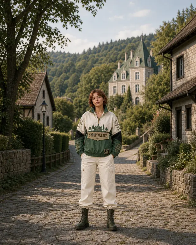 Syrup Village Pullover Jacket front view thumbnail
