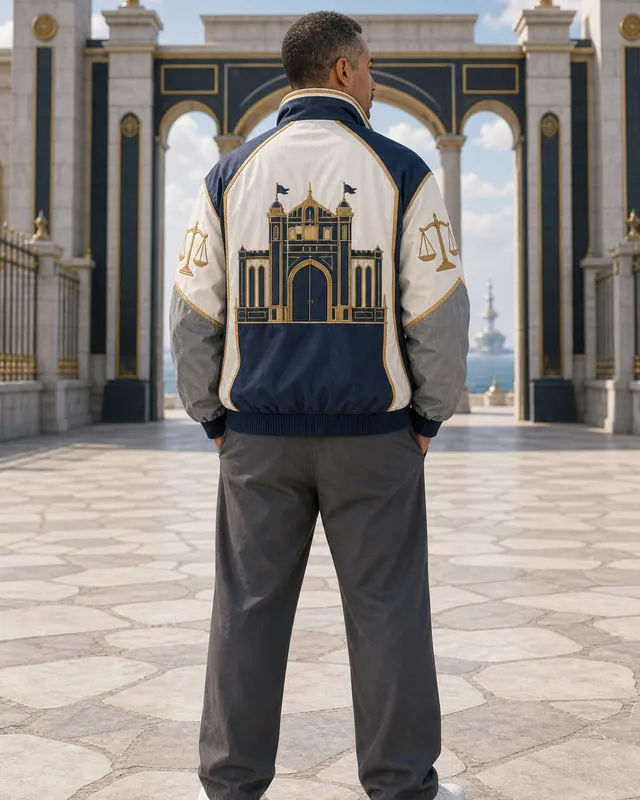 Enies Lobby Pullover Jacket, back view