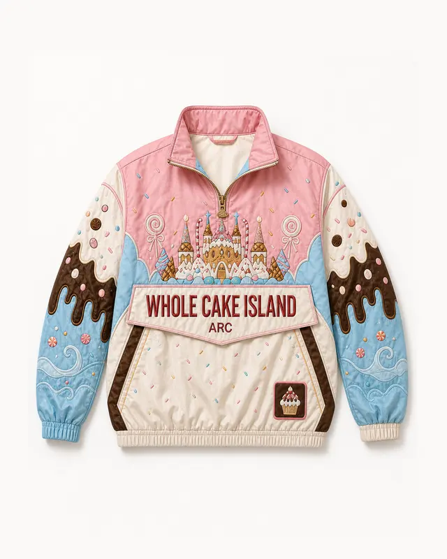 Whole Cake Island Pullover Jacket flat lay thumbnail