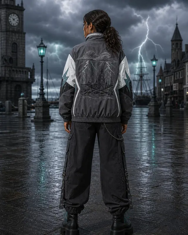 Loguetown Pullover Jacket, back view