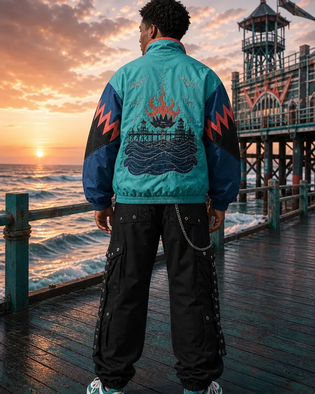Arlong Park Pullover Jacket, back view