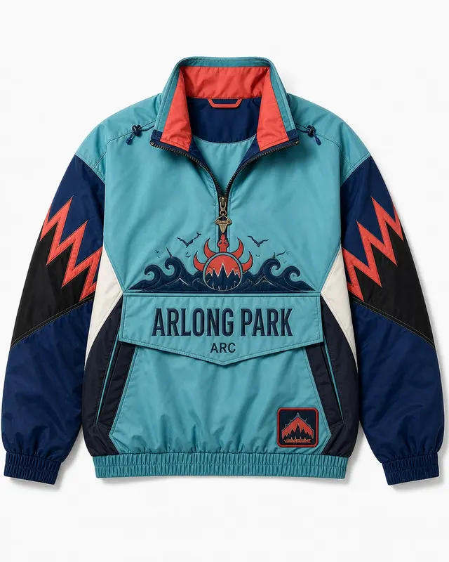 Arlong Park Pullover Jacket flat lay thumbnail