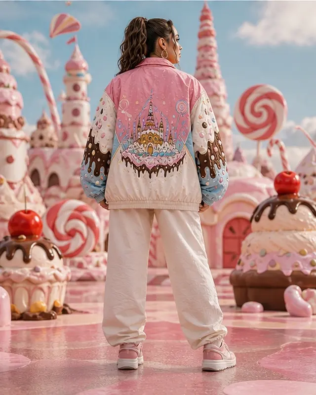 Whole Cake Island Pullover Jacket, back view