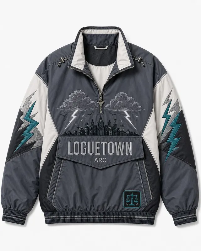Loguetown Pullover Jacket flat lay thumbnail