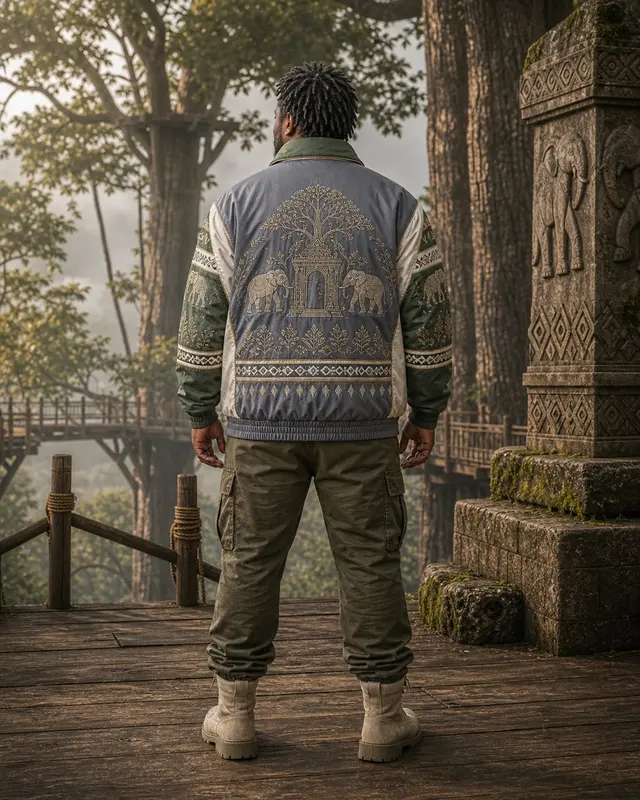 Zou Pullover Jacket, back view