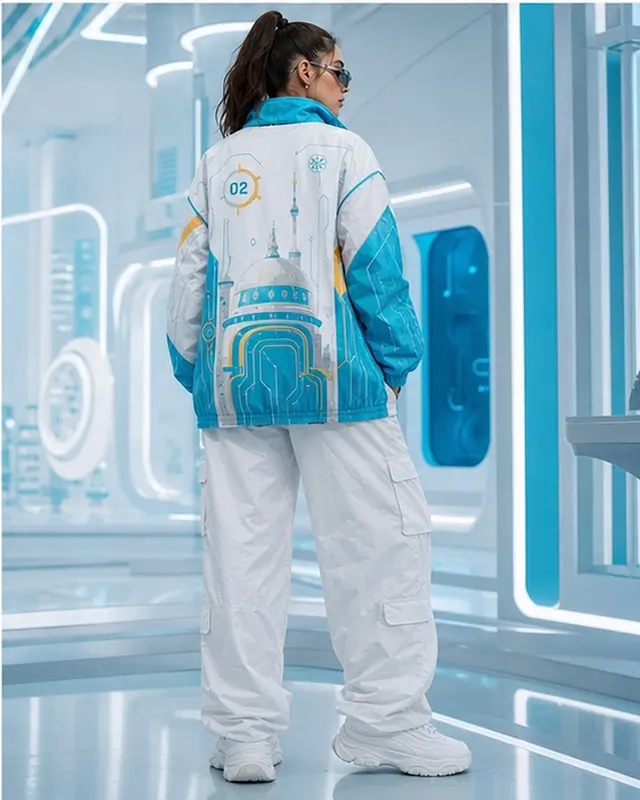 Egghead Pullover Jacket, back view