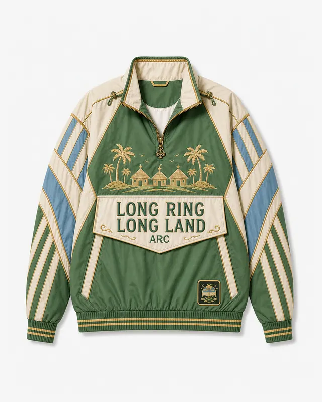 Long Ring Long Land Pullover Jacket flat lay thumbnail
