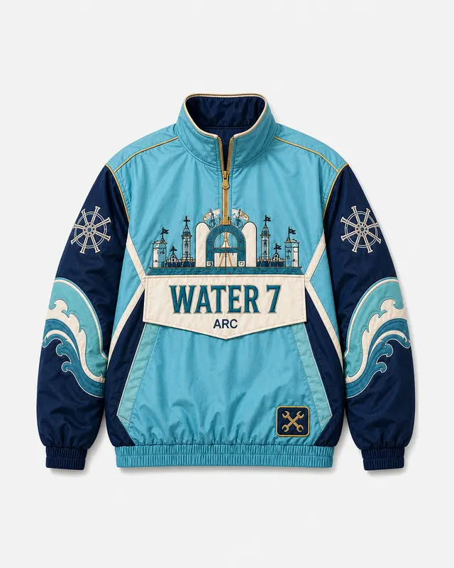 Water 7 Pullover Jacket flat lay thumbnail