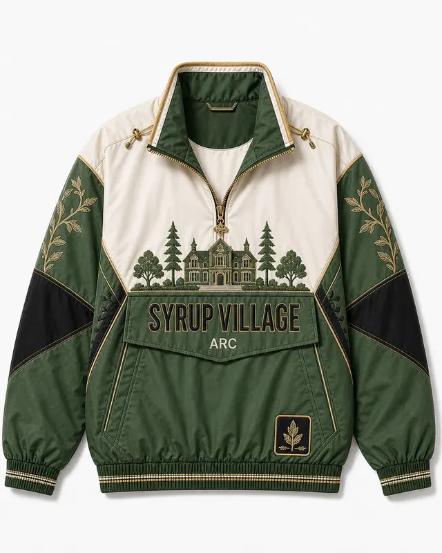 Syrup Village Pullover Jacket flat lay thumbnail