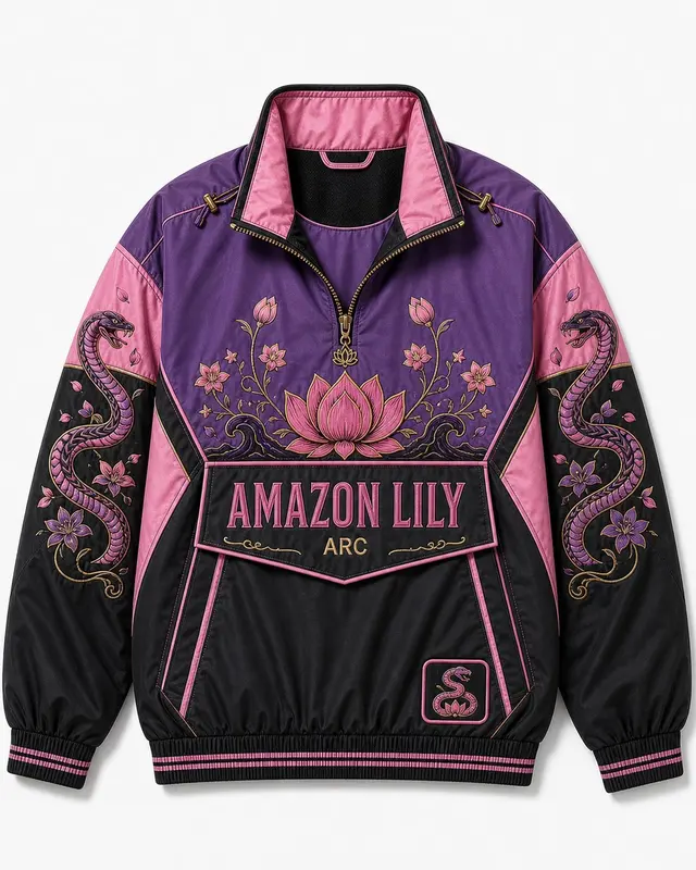 Amazon Lily Pullover Jacket flat lay thumbnail