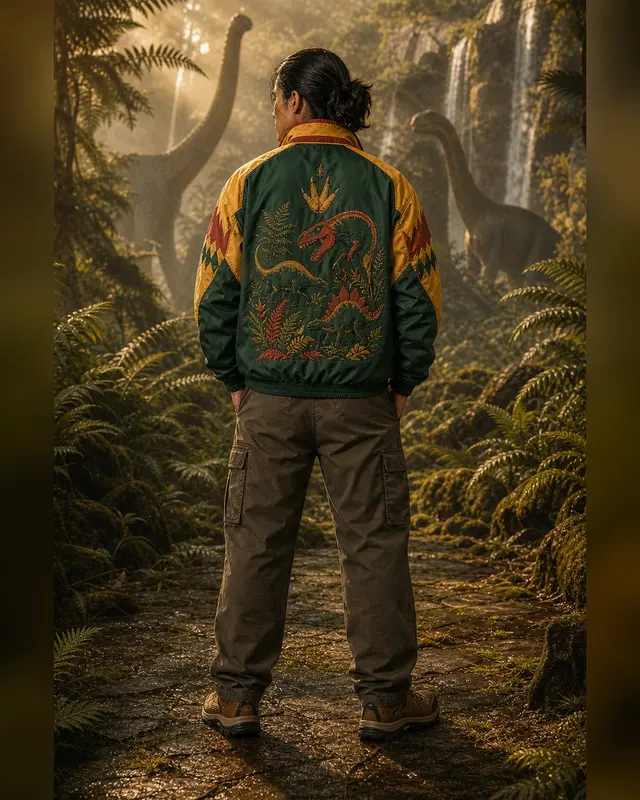 Little Garden Pullover Jacket, back view