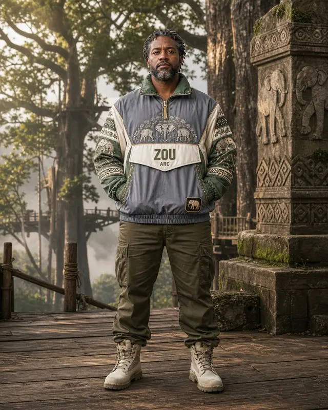 Zou Pullover Jacket front view thumbnail