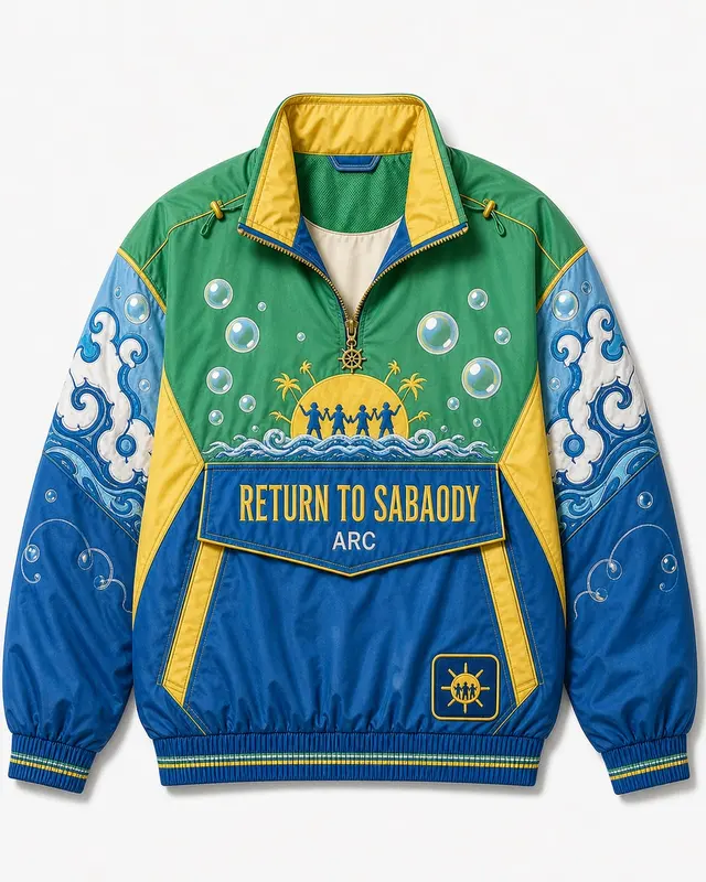 Return to Sabaody Pullover Jacket flat lay thumbnail