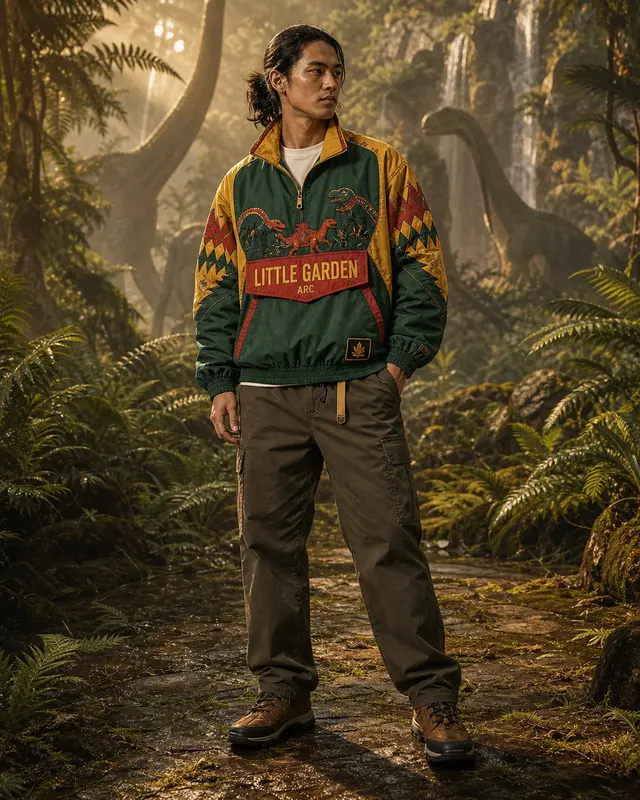 Little Garden Pullover Jacket front view thumbnail