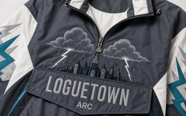Loguetown Pullover Jacket detail 1 thumbnail
