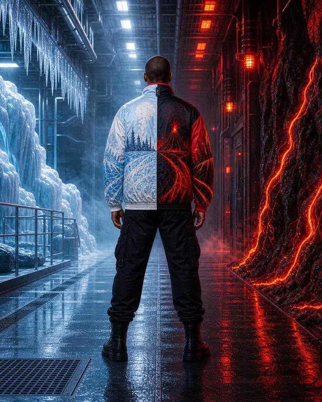 Punk Hazard Pullover Jacket, back view