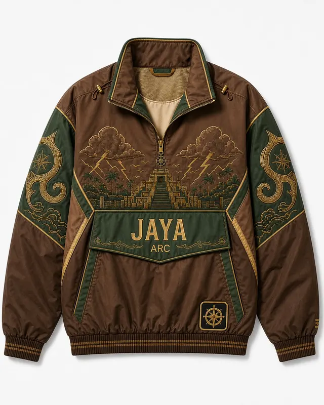 Jaya Pullover Jacket flat lay thumbnail