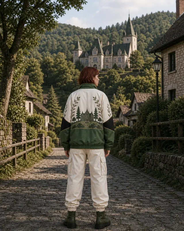 Syrup Village Pullover Jacket, back view