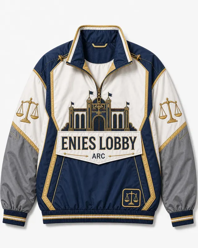 Enies Lobby Pullover Jacket flat lay thumbnail