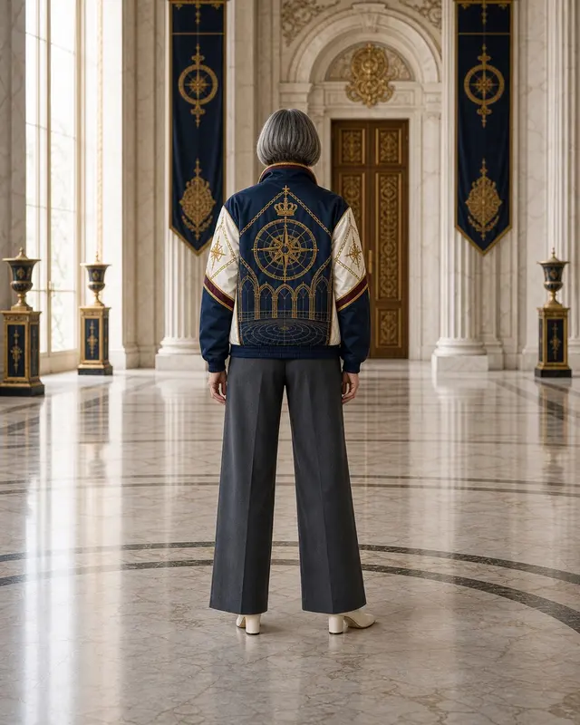 Reverie Pullover Jacket, back view