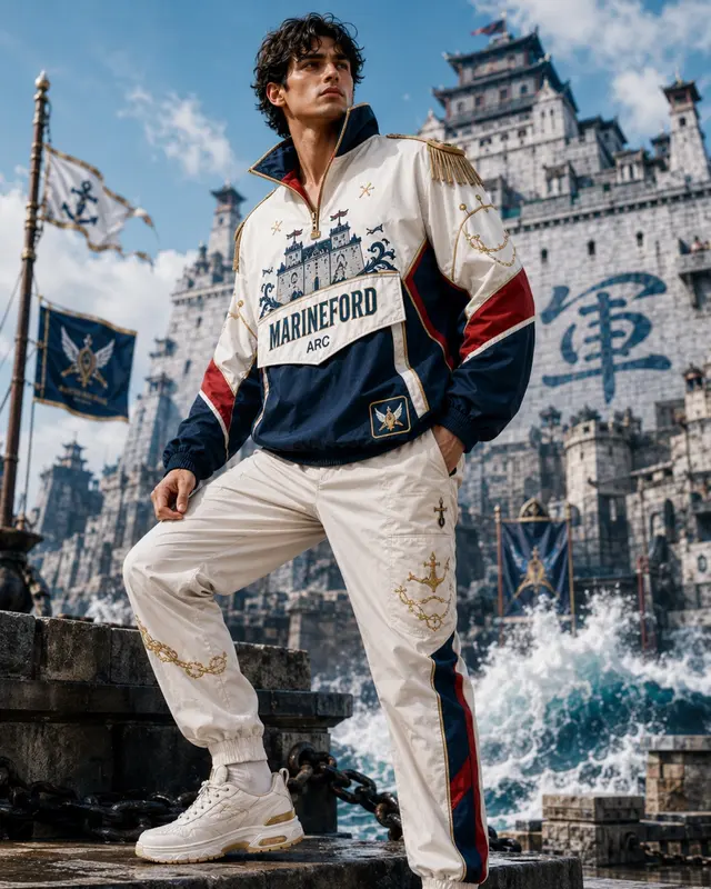 Marineford Pullover Jacket front view thumbnail