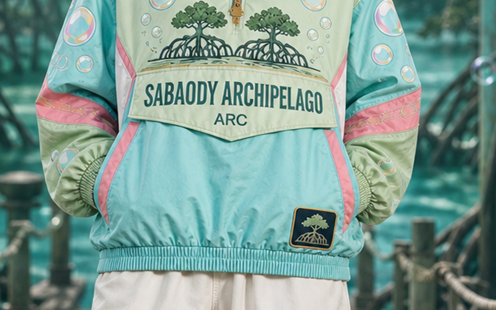 Sabaody Archipelago Pullover Jacket Front Artwork